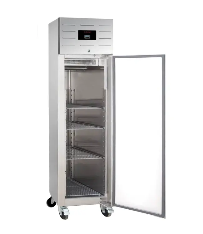 RVS Vrieskast G-Line GUF50 | 1 Deur | 292L | 1/1GN | Met wielen