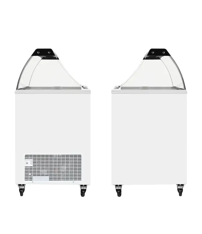 Schepijsvitrine IC302SC-SO | Voor 7x 5 liter ijsbakken | Wit