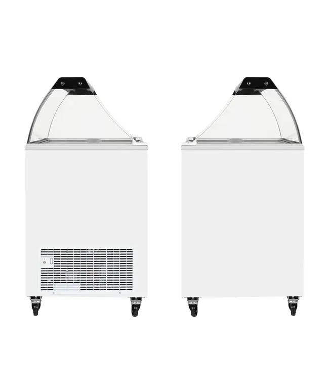 Schepijsvitrine IC402SC-SO | Voor 10x 5 liter ijsbakken | Wit