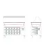 Schepijsvitrine IC402SC-SO | Voor 10x 5 liter ijsbakken | Wit