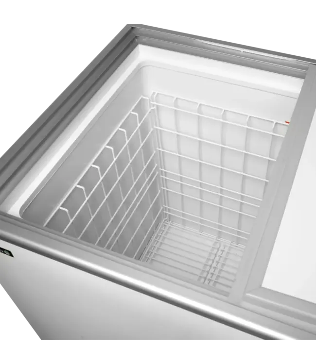 Koelkist flessenkoeler ISC302SD | 286L | Schuifdeksels | Verrijdbaar | Wit