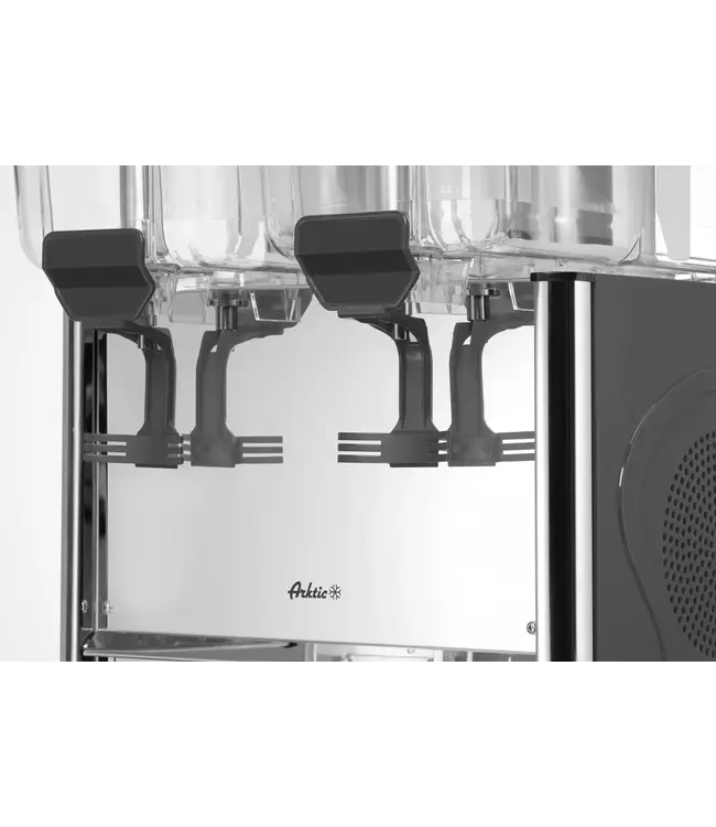 Sapdispenser Arktic - 2x12 liter - Zwart