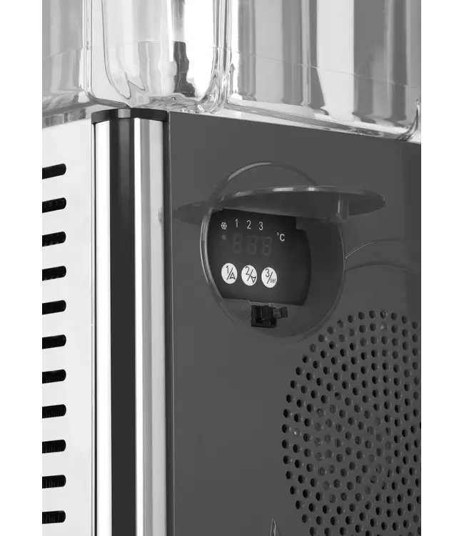 Sapdispenser Arktic - 2x12 liter - Zwart