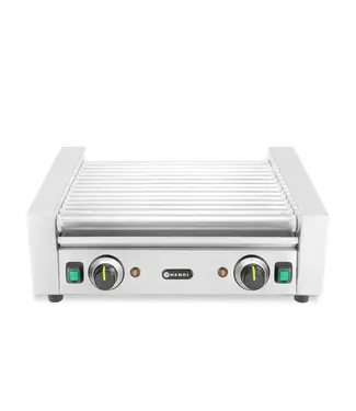 Hendi Worstenroller grill | RVS | 14 Rollers | (H)19,2x(B)64x(D)56,6cm