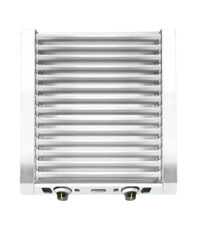 Worstenroller grill | RVS | 14 Rollers | (H)19,2x(B)64x(D)56,6cm