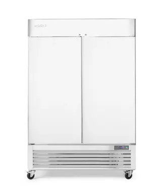 Arktic RVS Koelkast met 2 deuren Kitchen Line | 1300L | 2/1GN | Met wielen