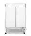 RVS Koelkast met 2 deuren Kitchen Line | 1300L | 2/1GN | Met wielen