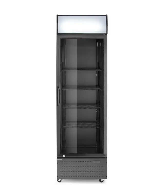 Display koelkast Arktic | 335L | Glazen deur | Zwart | (H)198x(B)60,5x(D)57,8cm