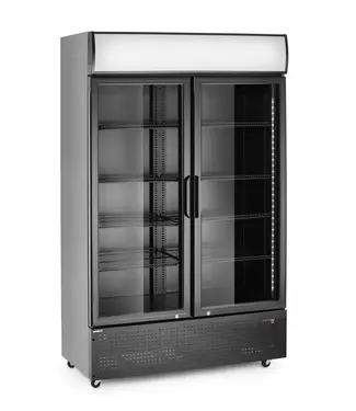 Arktic Display koelkast Arktic | 643L | 2 Glazen deuren | Zwart | (H)190x(B)112x(D)58,5cm
