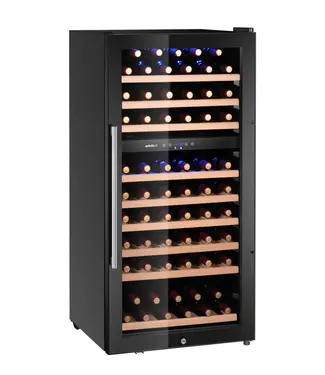 Arktic Wijnkoeler Arktic | 230L | 2 Zones | 5-18°C | Met alarm | Zwart