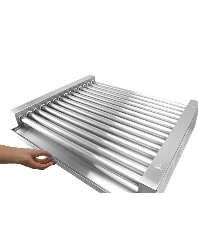 Worstenroller grill XL | RVS | 14 Rollers | (H)16,8x(B)73,2x(D)59cm