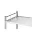 RVS Serveerwagen voor zware belasting | 2 Bladen | 80 kg per blad | (B)56,5x(D)86,5x(H)95cm