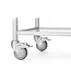RVS Serveerwagen voor zware belasting | 2 Bladen | 80 kg per blad | (B)56,5x(D)86,5x(H)95cm