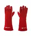 Hittebestendige handschoenen | Leer | Rood