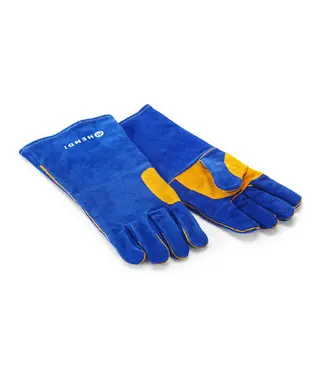 Hendi Hittebestendige handschoenen | Leer | Blauw