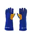 Hittebestendige handschoenen | Leer | Blauw