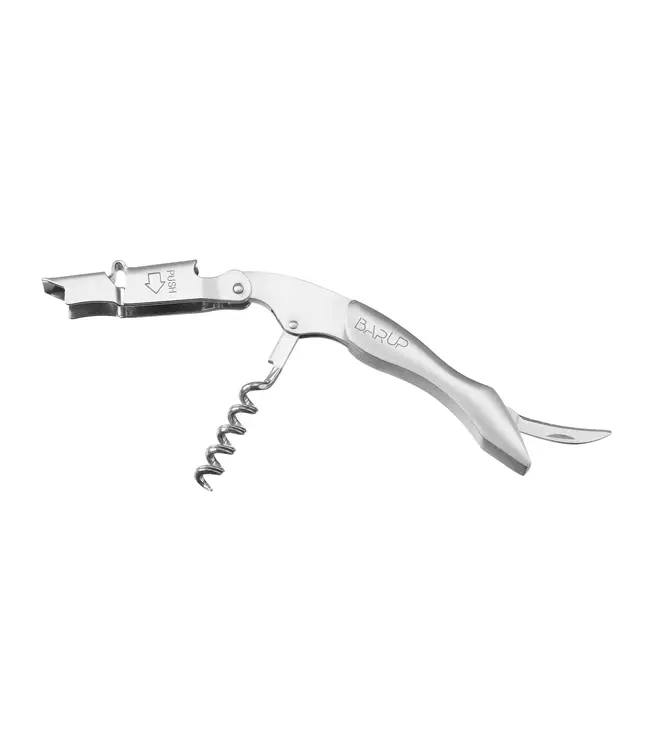 Kelnermes BarUp | Multifunctioneel | Ergonomisch | Flesopener, kurkentrekker & foliesnijder in 1