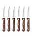 Hendi Steakmessen set Profi Line | 21cm | Bruin | 6 stuks