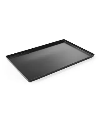 Vitrine displaytray voor zoetwaren | Lichtgewicht | Aluminium | Zwart | (B)60x(D)40x(H)2cm