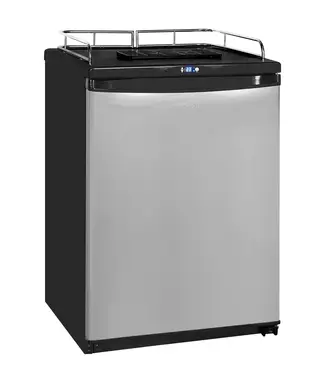 Exquisit Biertap koeler BK160-HE-300G inox | voor 1x50L vat | (H)89x(B)61,5x(D)62cm