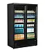 Display koelkast Atom Maxi C2DBB | 1081L | 2 Glazen deuren | Zwart | (H)200,3x(B)125,3x(D)71cm