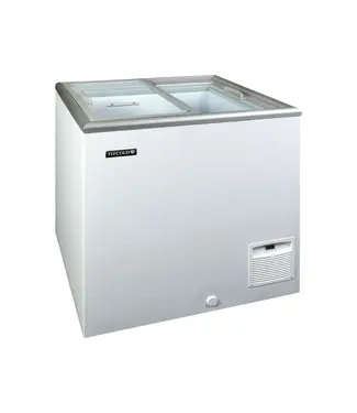 Tefcold Vrieskist IDA200-W1 | 205L | -23 tot -16 | Glazen schuifdeksel