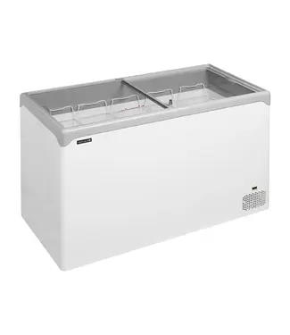 Tefcold Vrieskist NIC402SC | 390L | -24 tot -14 | Glazen schuifdeksel