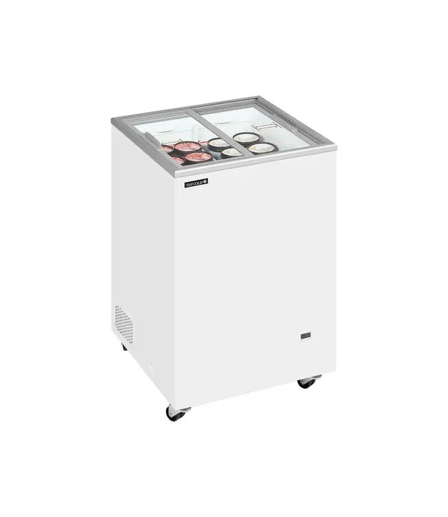 Vrieskist IC102SC | 108L | -24 tot -14 | Glazen schuifdeksel