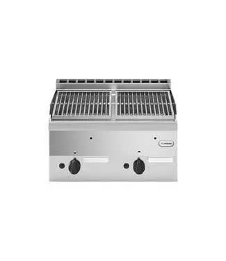 Modular Lavasteengrill Modular Fun 600 | Gas | 2 Zones | RVS | 60cm breed