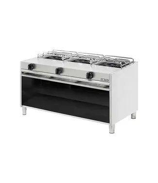 Vimitex Kooktoestel Vimitex | 3 Pitten | Gas | 21kW | Met onderkast | 135cm breed