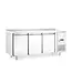 Koelwerkbank Profi Line | 3 Deurs | Spatrand | (H)87,9x(B)179,5x(D)70cm