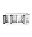 Koelwerkbank Profi Line | 3 Deurs | Spatrand | (H)87,9x(B)179,5x(D)70cm