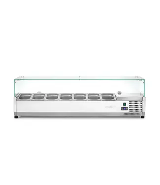 Arktic Opzetkoelvitrine Kitchen Line | 7x 1/4GN | (H)46x(B)150,5x(D)33,5cm