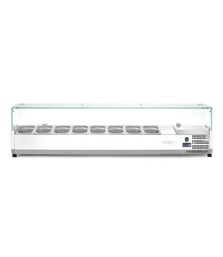 Arktic Opzetkoelvitrine Kitchen Line | 8x 1/4GN | (H)46x(B)180x(D)33,5cm