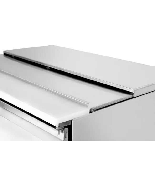 Saladette Kitchen Line | 2 Deurs | Boven 5/2GN | (H)88,8x(B)91,2x(D)70,2cm