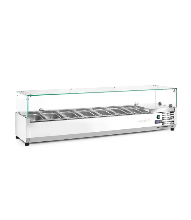 Opzetkoelvitrine Kitchen Line | 7x 1/3GN | (H)46x(B)160,5x(D)42cm