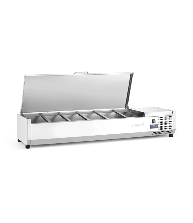 Opzetkoelvitrine | 6x 1/3GN | (B)140,5x(D)39,5x(H)29cm
