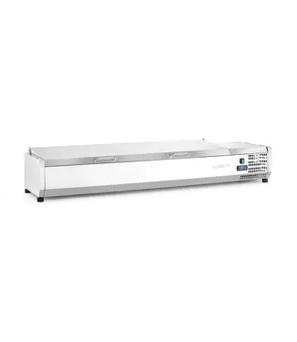 Arktic Opzetkoelvitrine | 7x 1/3GN | (B)160,5x(D)39,5x(H)29cm