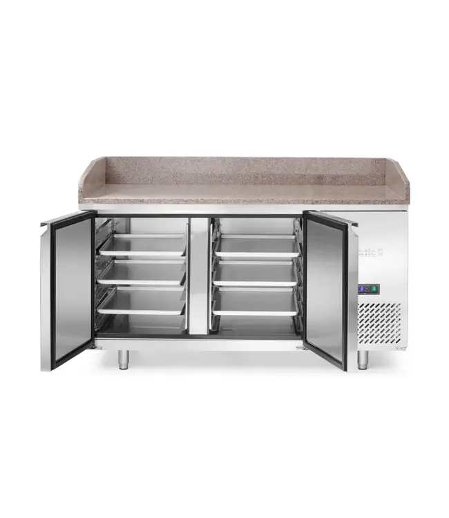Pizzawerkbank Arktic | 2 Deuren | Geforceerd | 151cm breed | 80cm diep