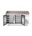 Pizzawerkbank Arktic | 2 Deuren | Geforceerd | 151cm breed | 80cm diep