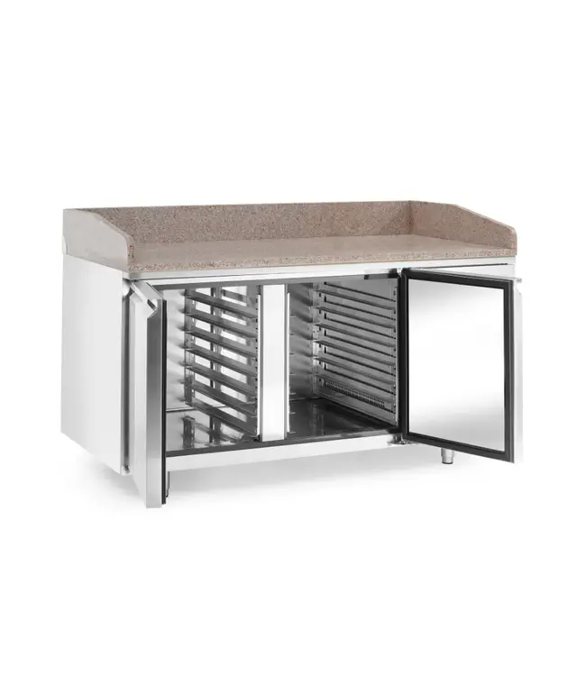 Pizzawerkbank Arktic | 2 Deuren | Geforceerd | 151cm breed | 80cm diep