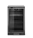 Barkoelkast | 1 Glazen deur | 103L | Zwart | (H)87x(B)50x(D)53cm