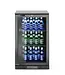 Barkoelkast | 1 Glazen deur | 103L | Zwart | (H)87x(B)50x(D)53cm