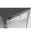 Barkoelkast | 1 Glazen deur | 103L | Zwart | (H)87x(B)50x(D)53cm
