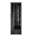 Hoge barkoelkast | 1 Glazen deur | 300L | Zwart | (H)182x(B)60x(D)53cm