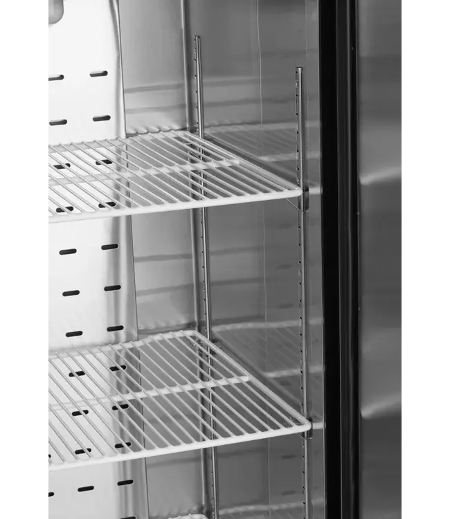 Vrieskast Profi Line | 1 Deur | 410L | RVS | Met wielen | (H)195x(B)60x(D)74cm