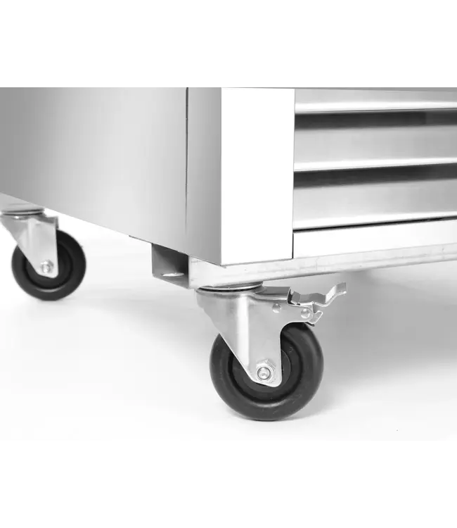 Koelkast Kitchen Line | 580L | Enkeldeurs | Met wielen | (H)210x(B)80x(D)68,5cm