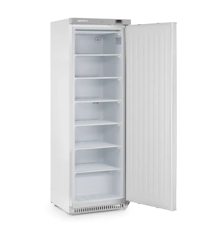 Vrieskast Budget Line | 400L | Enkeldeurs | Staand model | RVS | (H)187,5x(B)64,6x(D)60cm