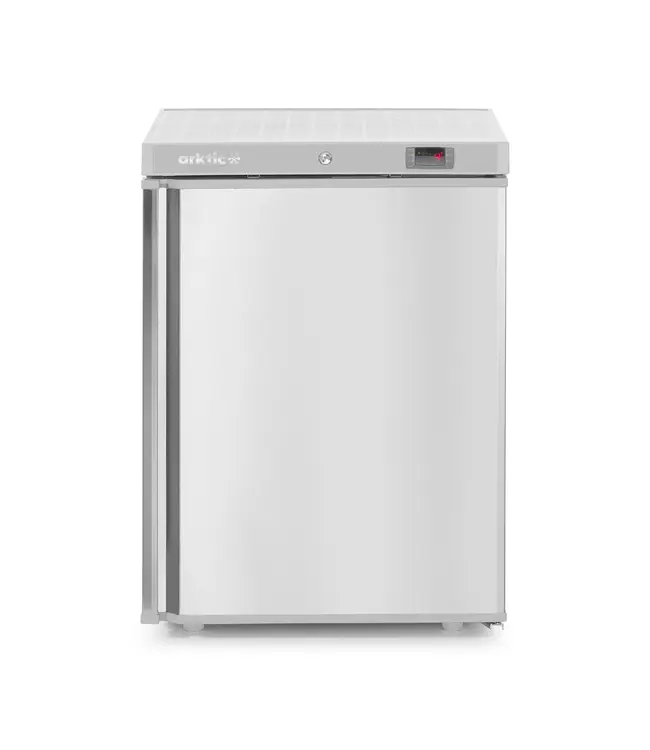 Vrieskast Budget Line | 200L | Enkeldeurs | Laag model | RVS | (H)83,8x(B)65,5x(D)59,8cm