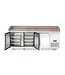 Pizzawerkbank Arktic | 3 Deuren | Geforceerd | 201cm breed | 80cm diep